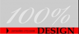 100% DESIGN Студия дизайна Логотип 100% DESIGN Студия дизайна